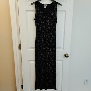 TOP THIS Juniors size L sleeveless maxi dress vintage 90s